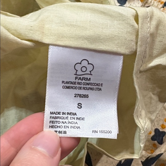 Farm Rio x Anthropologie Resort Tropical Sunshine V-Neck Maxi Dress - Picture 10 of 11